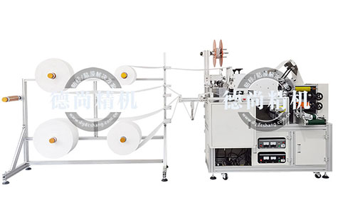 KN95四合一全自動口罩機(jī)生產(chǎn)設(shè)備多少錢一套？