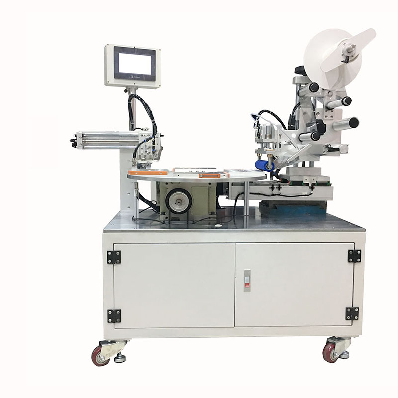 全自動(dòng)轉(zhuǎn)盤式貼膜機(jī)(機(jī)械手自動(dòng)下料）